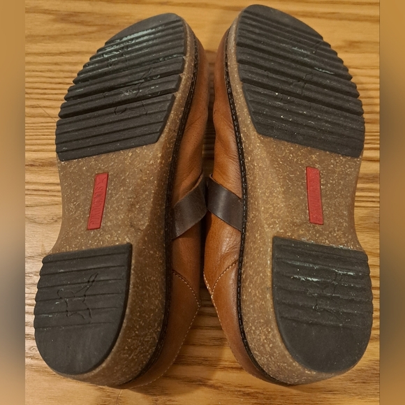 Pikolinos Granada Tan Leather Boho Neutral Casual Boho Mule Clog Shoe SZ 8.5 - Picture 6 of 9